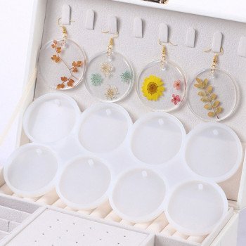 Epoksi Silikon Qəlib Dairəvi Açarlıq Və Asqılıq Qəlibi 5 SM 8 Li