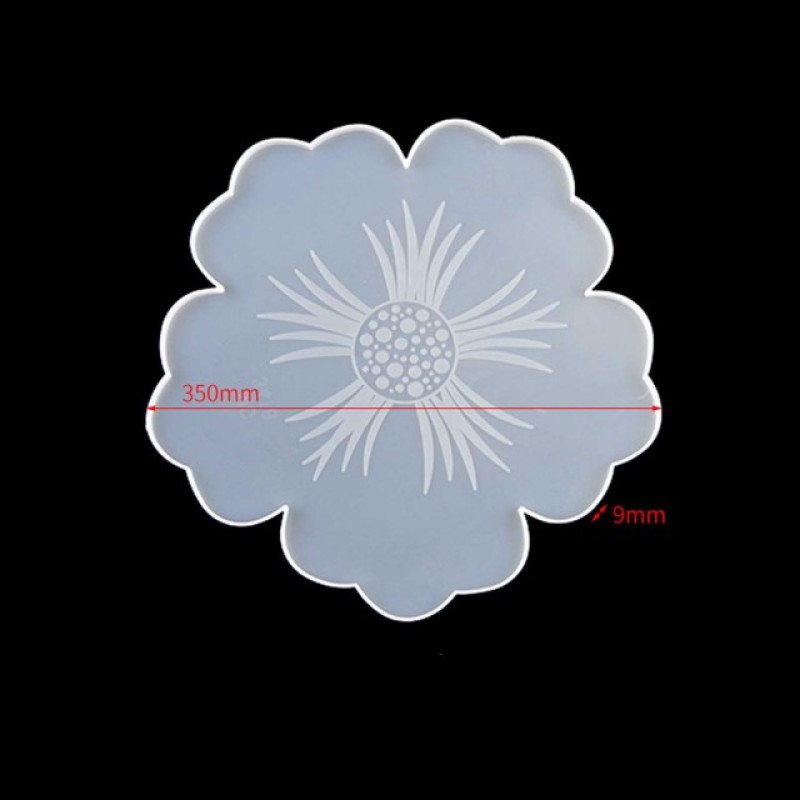 Epoksi Silikon Qəlib Çiçək Model Padnus Qəlibi 35 SM