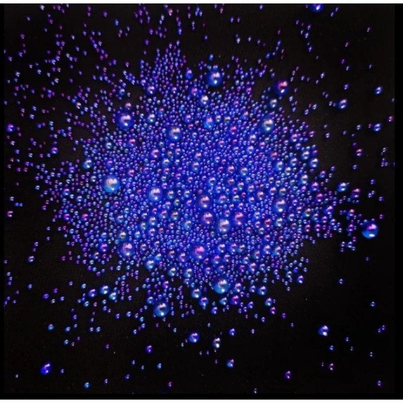 Damla Effekti Üçün Muncuqlar Mavi Rəng10 Qram