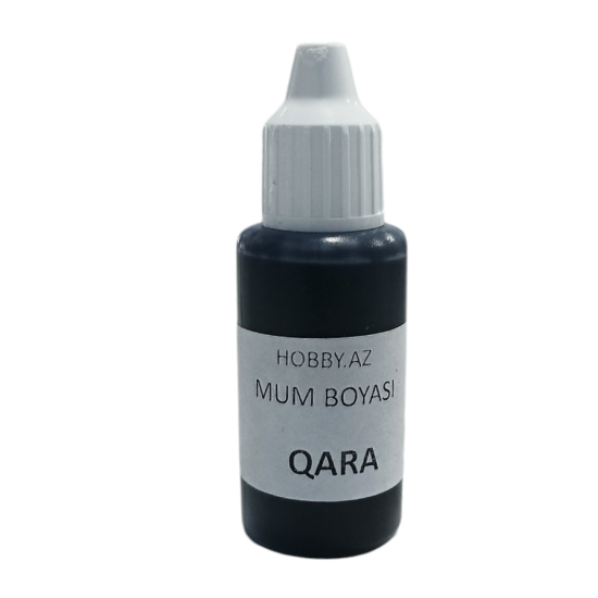 Mum (Şam) Boyası maye - QARA 20 ml Mum (Şam) Boyası maye - QARA 20 ml