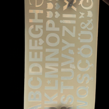 Böyük Hərf Qəlibi- Azərbaycan Əlifbası