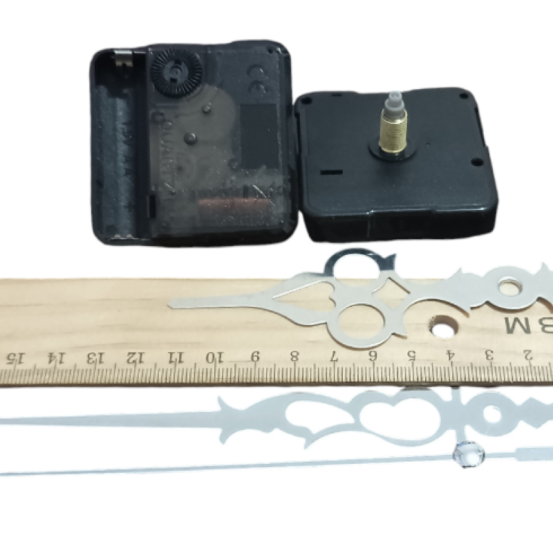 Saat Mexanizmi Və Əqrəbləri Model: 1 Gümüşü Rəng