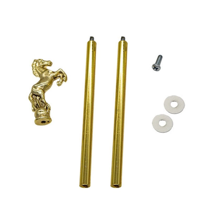 Epoksi 3 Mərtəbə Meyvə Və Kek Stendini Birləşdirmə Aparatı Stend Tutucusu Kiçik At Modeli Qızılı rəng