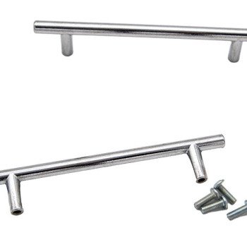 Epoksi Padnus Qulpu Gümüşü Rəng Metal Tutacaq - 96 mm