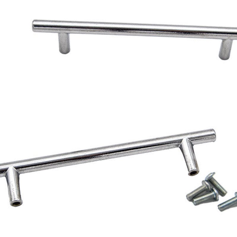 Epoksi Padnus Qulpu Gümüşü Rəng Metal Tutacaq - 96 mm