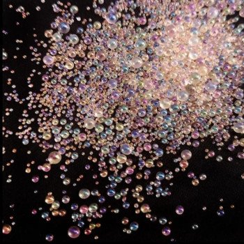 Damla Effekti Üçün Muncuqlar Toz Çəhrayı Rəng 10 Qram