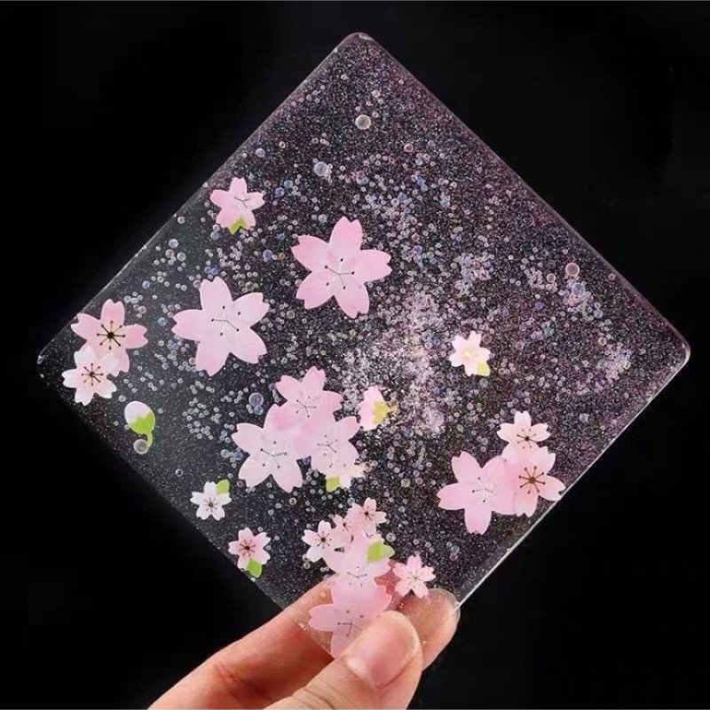 Damla Effekti Üçün Muncuqlar Toz Çəhrayı Rəng 10 Qram