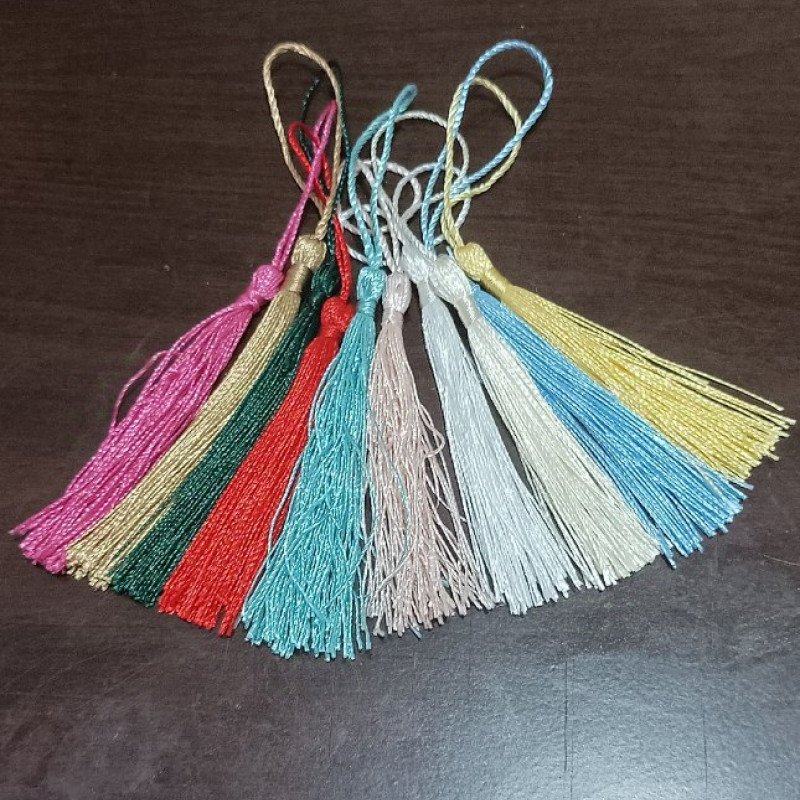 İpək Saçaq (Püsgül) Qarışıq Rəng 10 ədəd