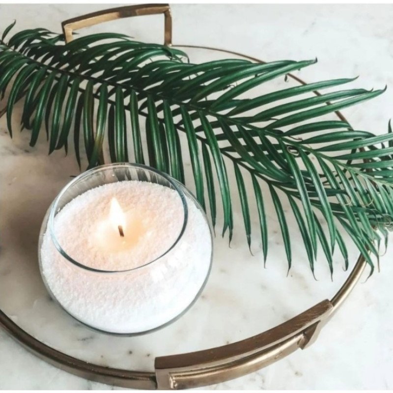 İnci Tozu Şam Hazırlama Materialı Ağ Rəng 100 Qram 