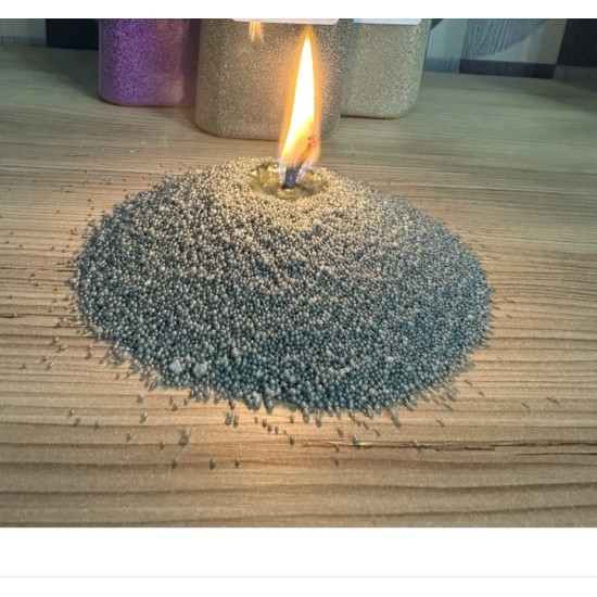 İnci Tozu Şam Hazırlama Materialı Boz Rəng 100 Qram İnci Tozu Şam Hazırlama Materialı Boz Rəng 100 Qram