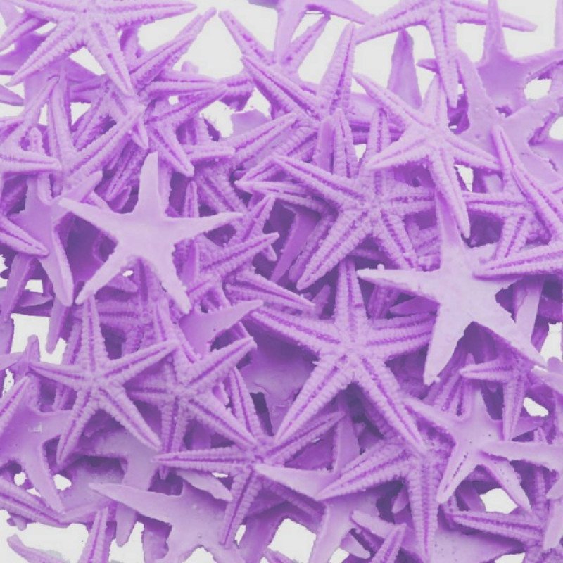 Dəniz Ulduzu Polyester Qarışıq Rəng 0.5 - 1.5 SM 100 Ədəd