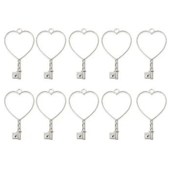 Dəmir Çərçivə - Açarlı Ürək Gümüşü No:9