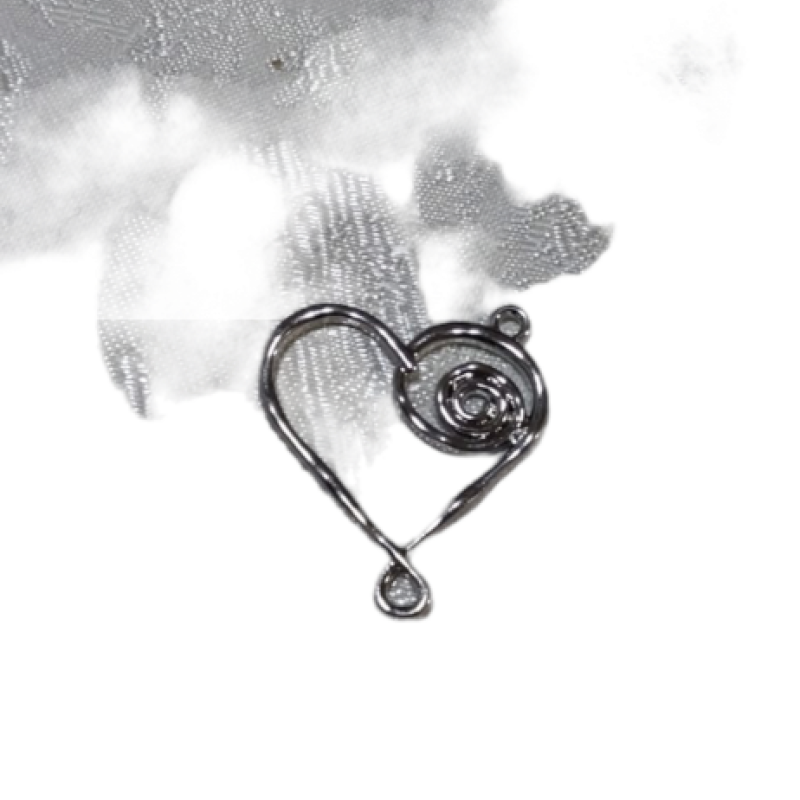 Dəmir Çərçivə - Ürək Fiqurlu Gümüşü No:16