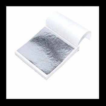 Yarpaq Folqa (Falqa) 16x16 sm 10 ədəd Gümüşü