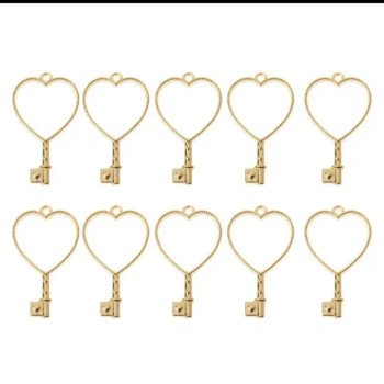 Dəmir Çərçivə - Açarlı Ürək Gold No:7