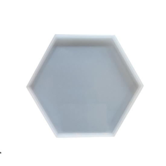 Epoksi Silikon Qəlib Altıbucaqlı Düz 14 CM Epoksi Silikon Qəlib Altıbucaqlı Düz 14 CM