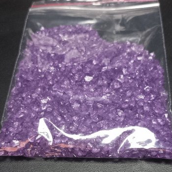 Dekorativ kristal Şüşə qırığı Yasəmən rəngi 100 qram