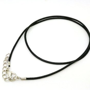 Suni Dəri Boyunbağı ipi Gümüşü Rəngli Ucluq