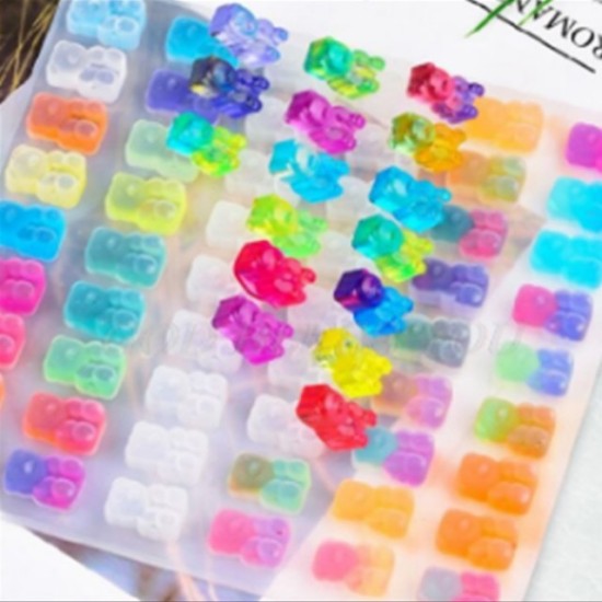 Çoxlu Boyunbağı və Epoksi qəlib 50 Li Haribo Teddy Bear Kiçik Ölçü Çoxlu Boyunbağı və Epoksi qəlib 50 Li Haribo Teddy Bear Kiçik Ölçü