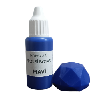 Epoksi Boyası Maye Mavi - 20 ml (qram)
