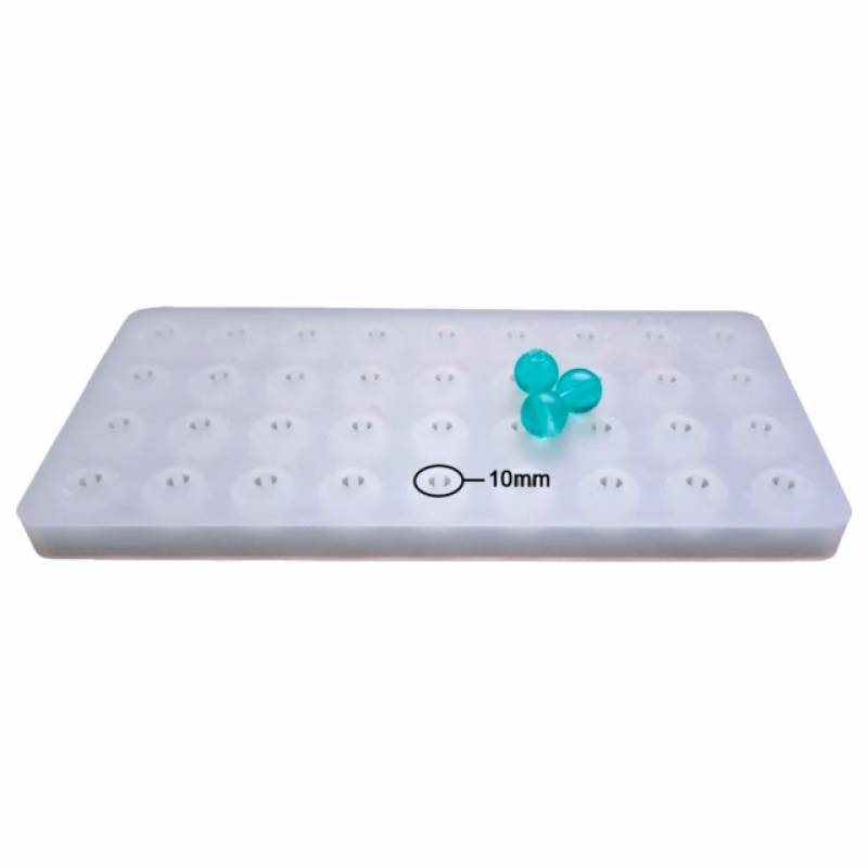 Epoksi Silikon Təsbeh Qəlibi 36 Lı 10 MM Muncuq