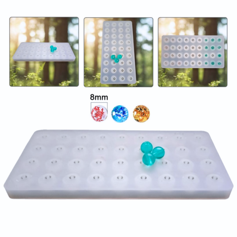 Epoksi Silikon Təsbeh Qəlibi 36 LI 8 MM Muncuq