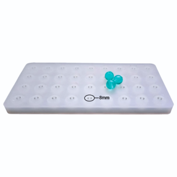 Epoksi Silikon Təsbeh Qəlibi 36 LI 8 MM Muncuq