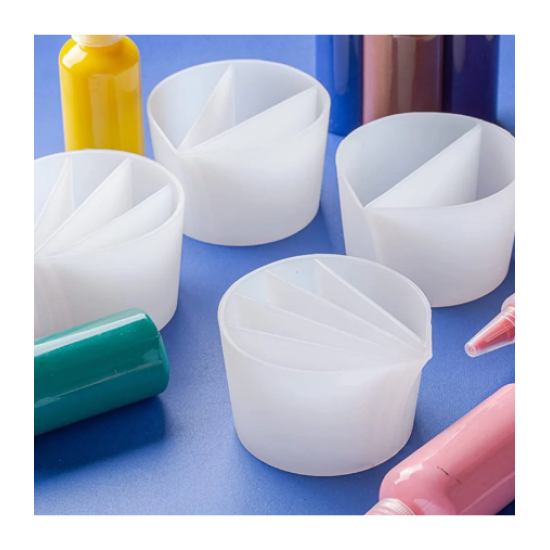 5 Bölməli Beaker Epoksi Boya Döküm Silikon qabı 5 Bölməli Beaker Epoksi Boya Döküm Silikon qabı