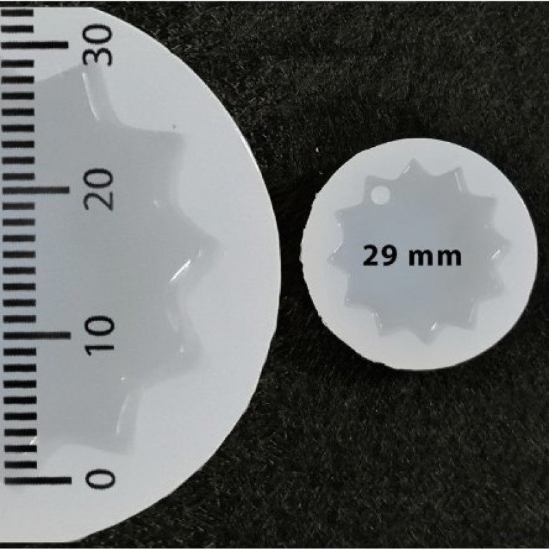 Günəş kulon Epoksi silikon qəlib - deşikli