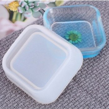 Kvadrat qab - silikon qəlib 6.6x2.7 cm