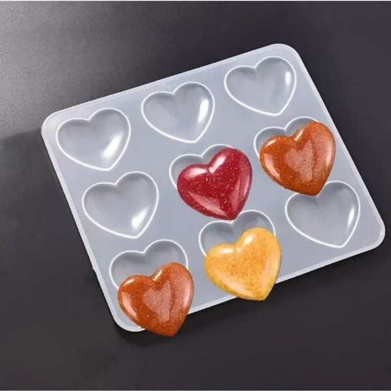 Ürək epoksi silikon qəlib