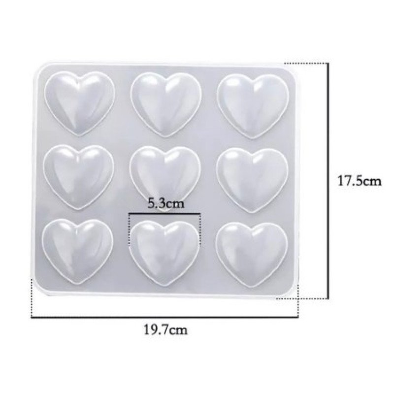 Ürək epoksi silikon qəlib