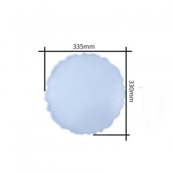 Epoksi Silikon Qəlib Böyük Padnus (Tepsi) Dalğalı Kenar Model