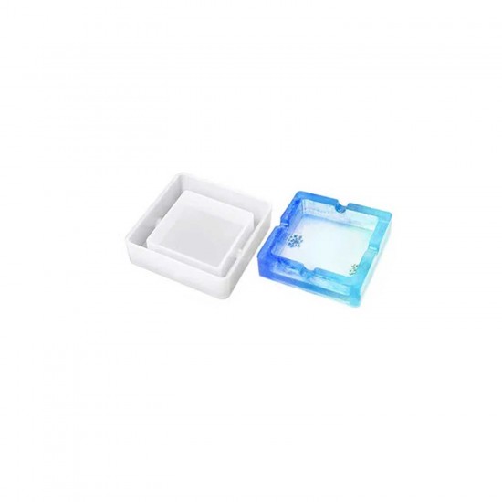 Epoksi Silikon Qəlib Külqabı Qəlibi Kvadrat Model 9X9 CM Epoksi Silikon Qəlib Külqabı Qəlibi Kvadrat Model 9X9 CM