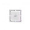 Epoksi Silikon Qəlib Külqabı Qəlibi Kvadrat Model 9X9 CM