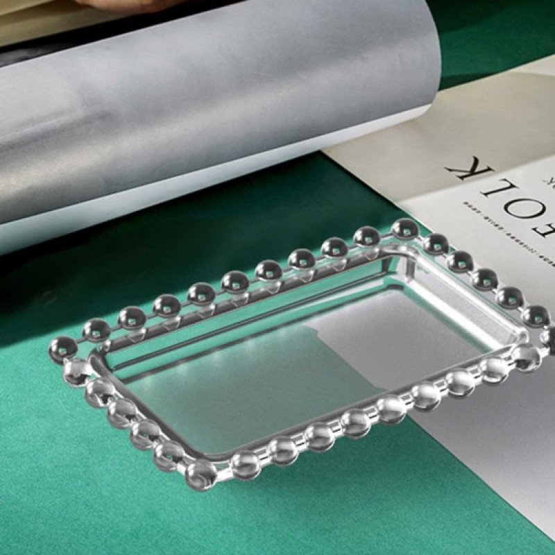 Epoksi Silikon Qəlib Kənarları Naxışlı Kiçik Padnus  Modeli 16.3CM