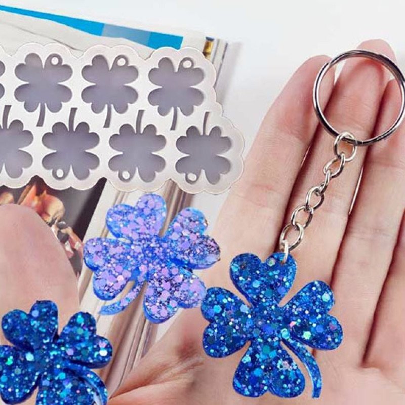 10 Lu Yonca Model Epoksi Silikon Qəlib