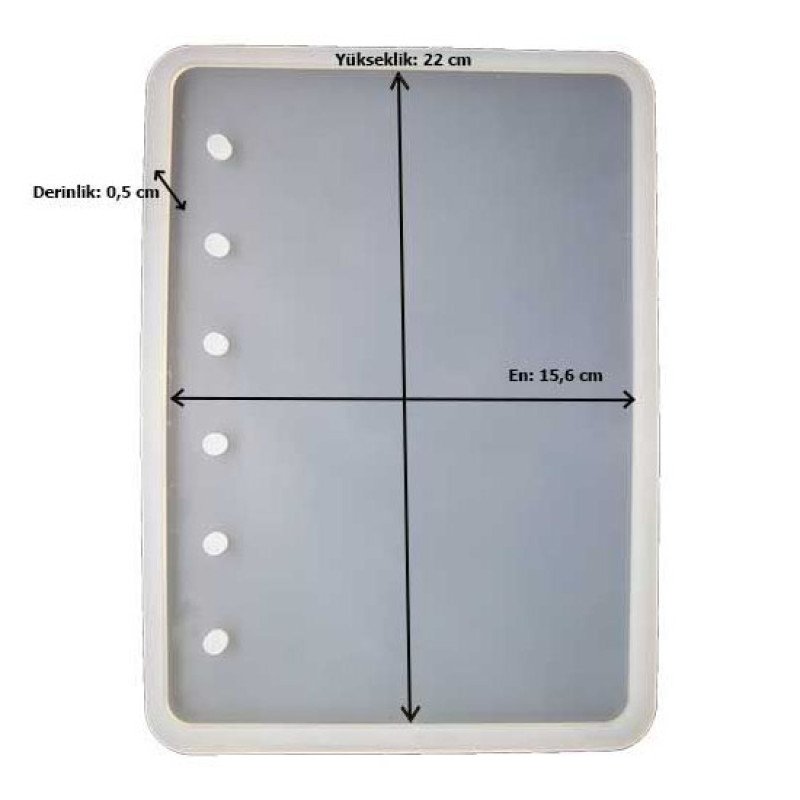 Orta boy  dəftər üzü qəlibi A5