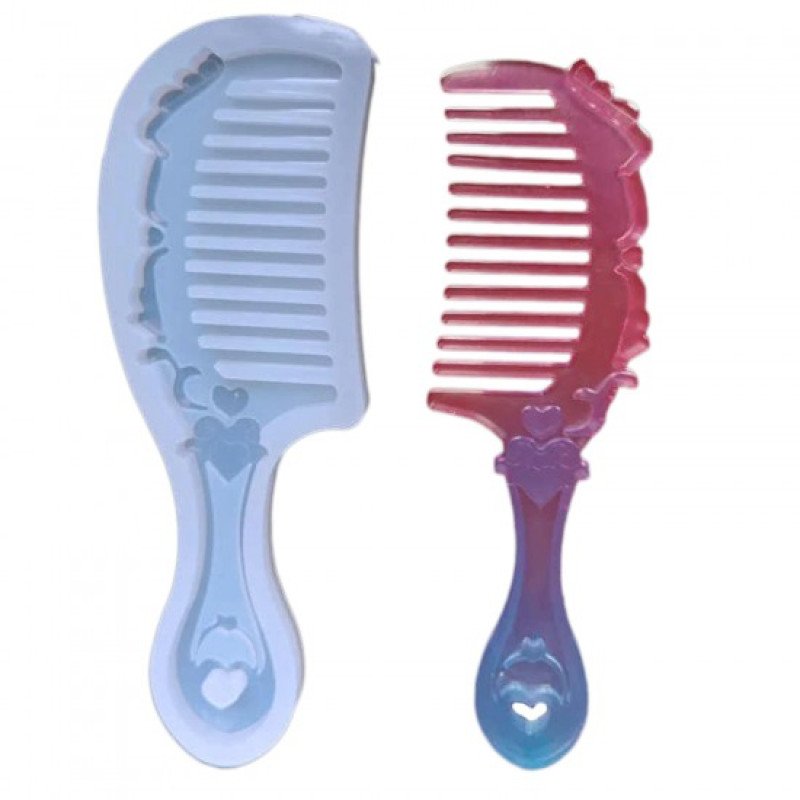 Epoksi Silikon Qəlib Naxışlı Daraq Qəlibi 17 CM-46