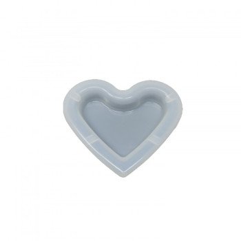 Epoksi Silikon Qəlib Külqabı Qəlibi Ürək Modeli 9.5 CM