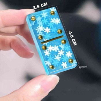 Epoksi Silikon Qəlib Domino (Damino) 28 li 2 Hissəli Qəlib