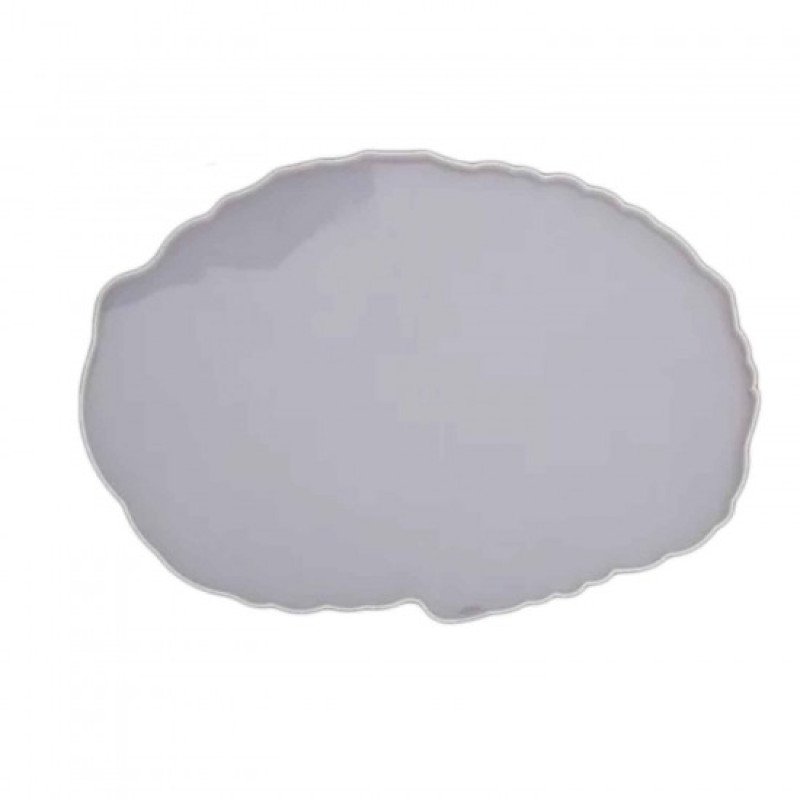 Epoksi Silikon Qəlib Padnus (Tepsi) Qəlibi Oval Formalı Dalğalı Model