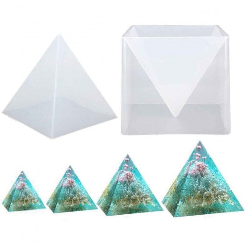 Epoksi Silikon Qəlib Böyük Piramida 16 CM