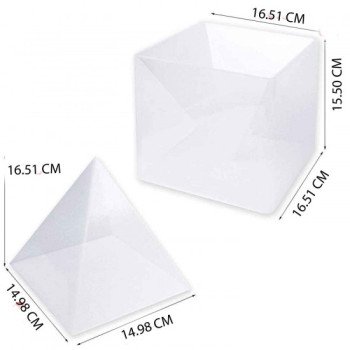 Epoksi Silikon Qəlib Böyük Piramida 16 CM