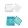 Epoksi Silikon Qəlib Kvadrat Saxlama Qutusu 8X8CM